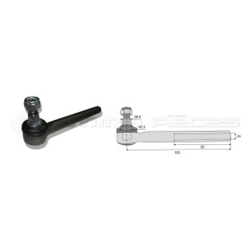 Tirant pour joint axial - Base cône: 28.9 - Haut cône: 32.3 - Long. Rotule: 325  - Réf : DA23903 - Ref: ROT70974