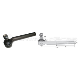 Tirant pour joint axial -- Base cône: 19.9 - Haut cône: 22.3 - Long. Rotule: 331  - Ref. 70236