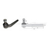 Tirant pour joint axial -- Base cône: 23.5 - Haut cône: 26.4 - Long. Rotule: 315  - Ref. 70233