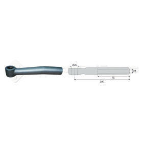 Tirant pour joint axial -- Long. Rotule: 280  - Ref. 60168