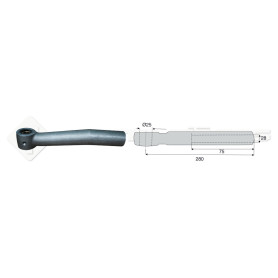 Tirant pour joint axial - Long. Rotule: 280  - Réf : DA24029 - Ref: ROT60169