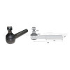 Tirant pour joint axial -- Base cône: 23.5 - Haut cône: 26.4 - Long. Rotule: 365 - Ref: ROT70133