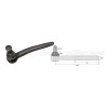 Tirant pour joint axial -- Base cône: 23.3 - Haut cône: 26.4 - Long. Rotule: 333 - Ref: ROT80112