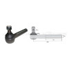 Tirant pour joint axial -- Base cône: 27.1 - Haut cône: 30.3 - Long. Rotule: 353 - Ref: ROT70468