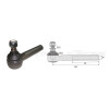 Tirant pour joint axial -- Base cône: 24.6 - Haut cône: 28.5 - Long. Rotule: 365