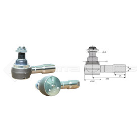 Tirant pour joint axial -- Base cône: 40.6 - Haut cône: 45 - Long. Rotule: 220