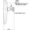 Rétroviseur -Largeur : 240 mm -Longueur : 330 mm -Largeur : 240 mm -Longueur : 330 mm -Réf : 7133600AM