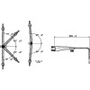 Bras de rétroviseur télescop. -Diam. du bras : 19 mm -Longueur du bras : 420 mm