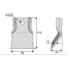 Fléau Diam 13,5 Section 90x6 mm