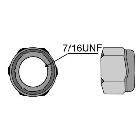 Ecrou autobloquant  - Cmv, Rousseau, Sma - Ref: SYL322006