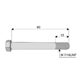 Vis / Boulon SMA 7/16