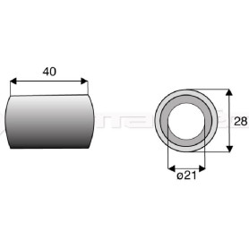 Bague / Entretoise / Rondelle  - Berti, Moreau, Sauerburger, Taarup, Tim - Ref: SYL346005