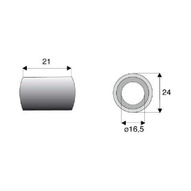 Bague / Entretoise Diam 16,5