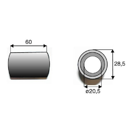 Bague / Entretoise NICOLAS Diam 20,5