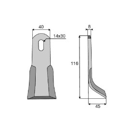 Couteau Y  - Hymach, Moris - Ref: SYL6301HYM