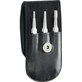 DX.145TCJ3 Jeu de 3 brucelles diamantées nettoyant de contacts