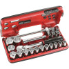 SL.DBOX Coffret de clés à douilles 1/2, 12 pans, métrique - Ref: SLDBOX412