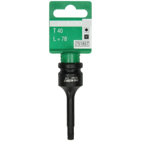 Clé à douilles de choc 1/2" Torx