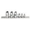 RSX.J6 jeux de douilles Torx® sur rack 1/4" "Radio"