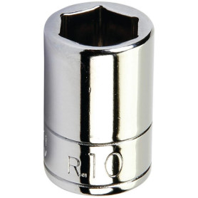 Embout clé douille 6p. 1/4"-10mm