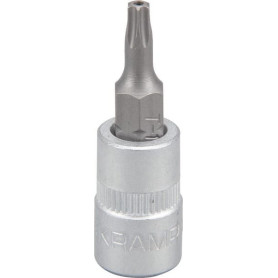 Douille de tournevis 1/4" Torx TX 15