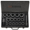 NK.500E coffret de douilles et embouts métriques 3/4'' ''Impact'' - Ref: NK500E