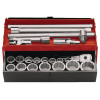 K.441A coffret de douilles et embouts métriques 3/4'' ''Camion'' - Ref: K441A