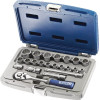 E031805 coffret de 22 douilles et accessoires 3/8'' - Ref: E031805