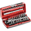 R.180J31 Coffret d'embouts 1/4'' avec cliquet compact - Ref: R180J31PB