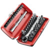RPEJ31 coffret cliquet compact + embouts 1/4'' - Ref: RPEJ31PB