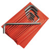 83H.JL12 clés mâles coudées en trousse longue métrique 6 pans - Ref: 83HJL12