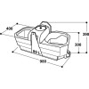 Abreuvoir double modèle FT80 Suevia - Abreuvoir double FT 80