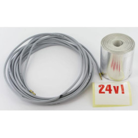 Ruban chauffant - Cable chauffant 24V-22W 3m