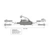 Barre de poussée hydraulique - Diam coté outil: 30x3(D) - Réf : DA21869 - Ref: SYH3P195