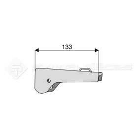 Levier de crochet sup. - L : 133mm