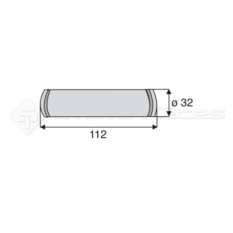 Axe d'articulation Walterscheid - L : 112mm - Marque: CBM