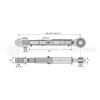 Barre de poussée mécanique - Diam coté outil: 25.4- Marque: JOHN DEERE - Ref: SY3PA25R2420CL