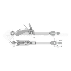 Stabilisateur automatique - L : 580mm - Marque: CLAAS