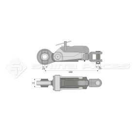 Stabilisateur automatique - L : 330mm - Ref: TRE205494