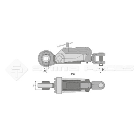 Stabilisateur automatique - L : 330mm