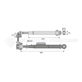 Stabilisateur rigide - Alesage: 18 - Marque: CLAAS