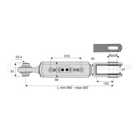 Suspente hydraulique - Marque: SDF