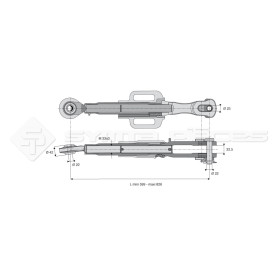Suspente mécanique - L : 599mm - Marque: ARGO, CNH - Ref: SYML2300