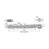 Barre de poussée mécanique - Diam. Coté tracteur : 32 - Diam. Coté outil : 32 - Réf: SY3PA32R3460