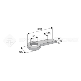 Anneau plat - Alesage : B 50 - Réf: SYAM542