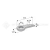 Anneau plat - Alesage : B 50 - Réf : DA22647 - Ref: SYAM542
