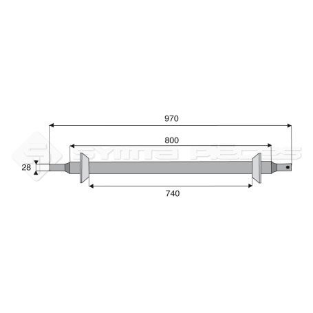 Barres rondes automatiques - Réf: SYBR4509702