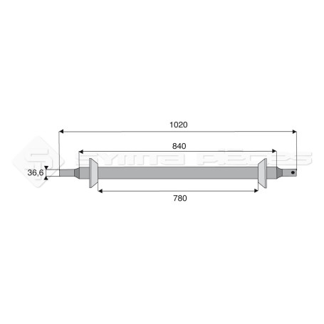 Barres rondes automatiques - Réf: SYBR5010203