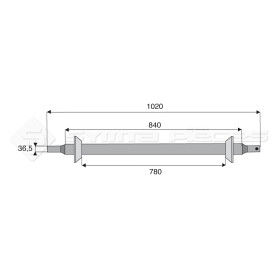 Barres rondes automatiques - Réf: SYBR6010203