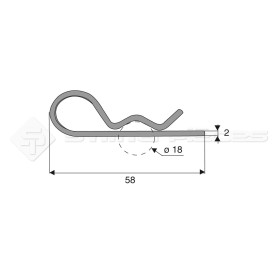 Goupille Beta - Réf: SYGB025